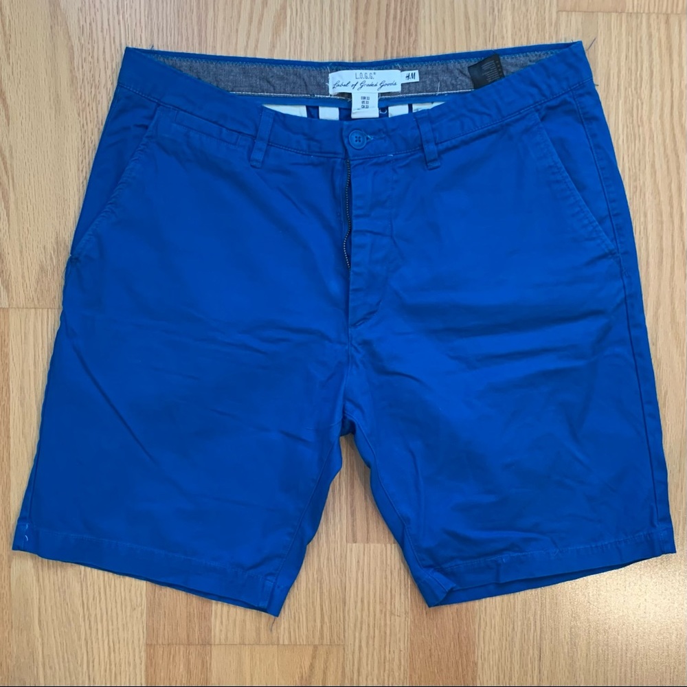 H&M blue summer shorts